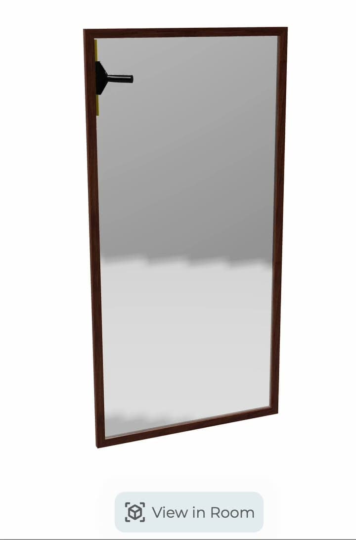 The AR trainer showing the side to side turn: a 3D squeegee pulls across the window and clears the glass